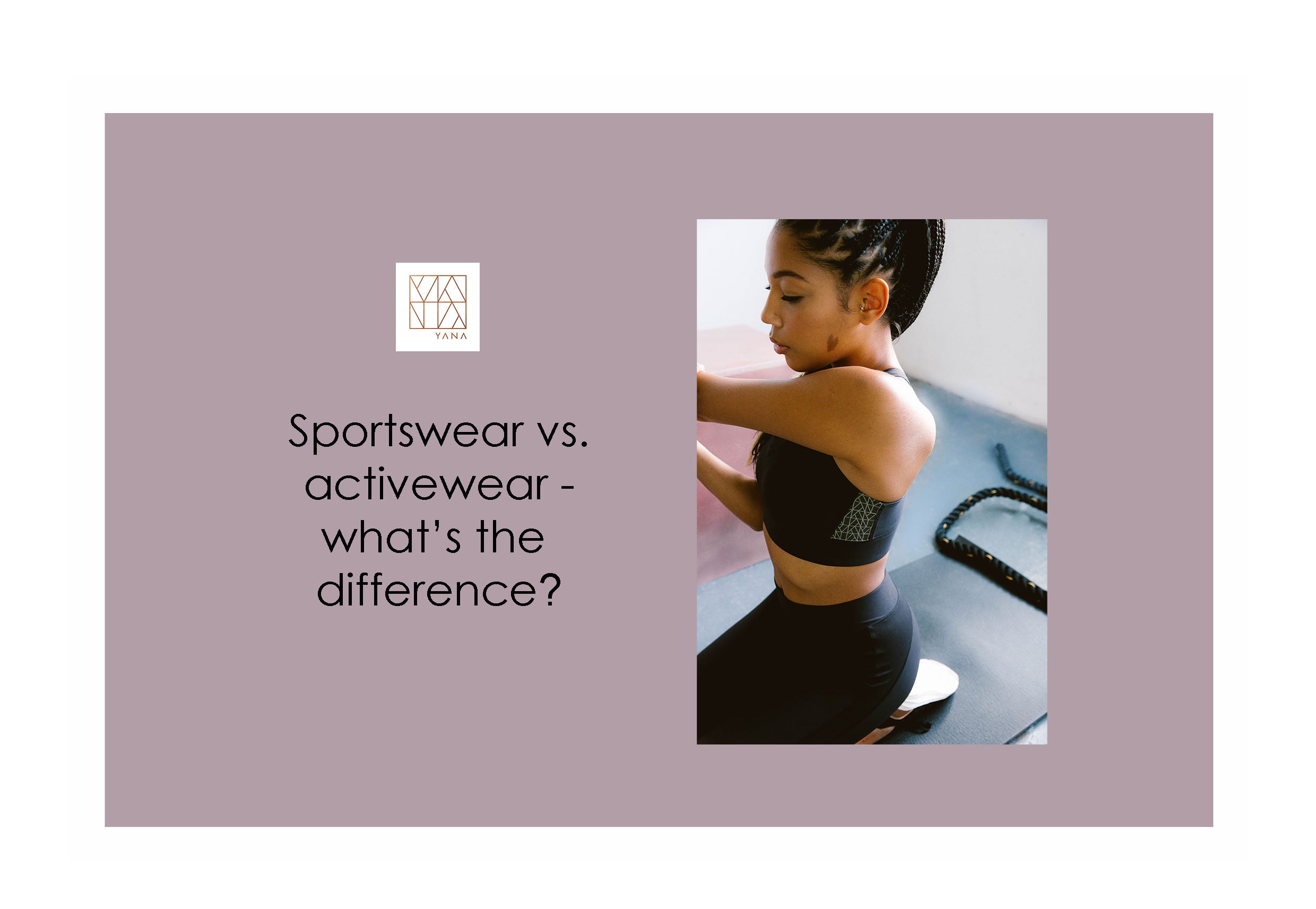 Activewear And Sportswear Difference: What Sets Them Apart?