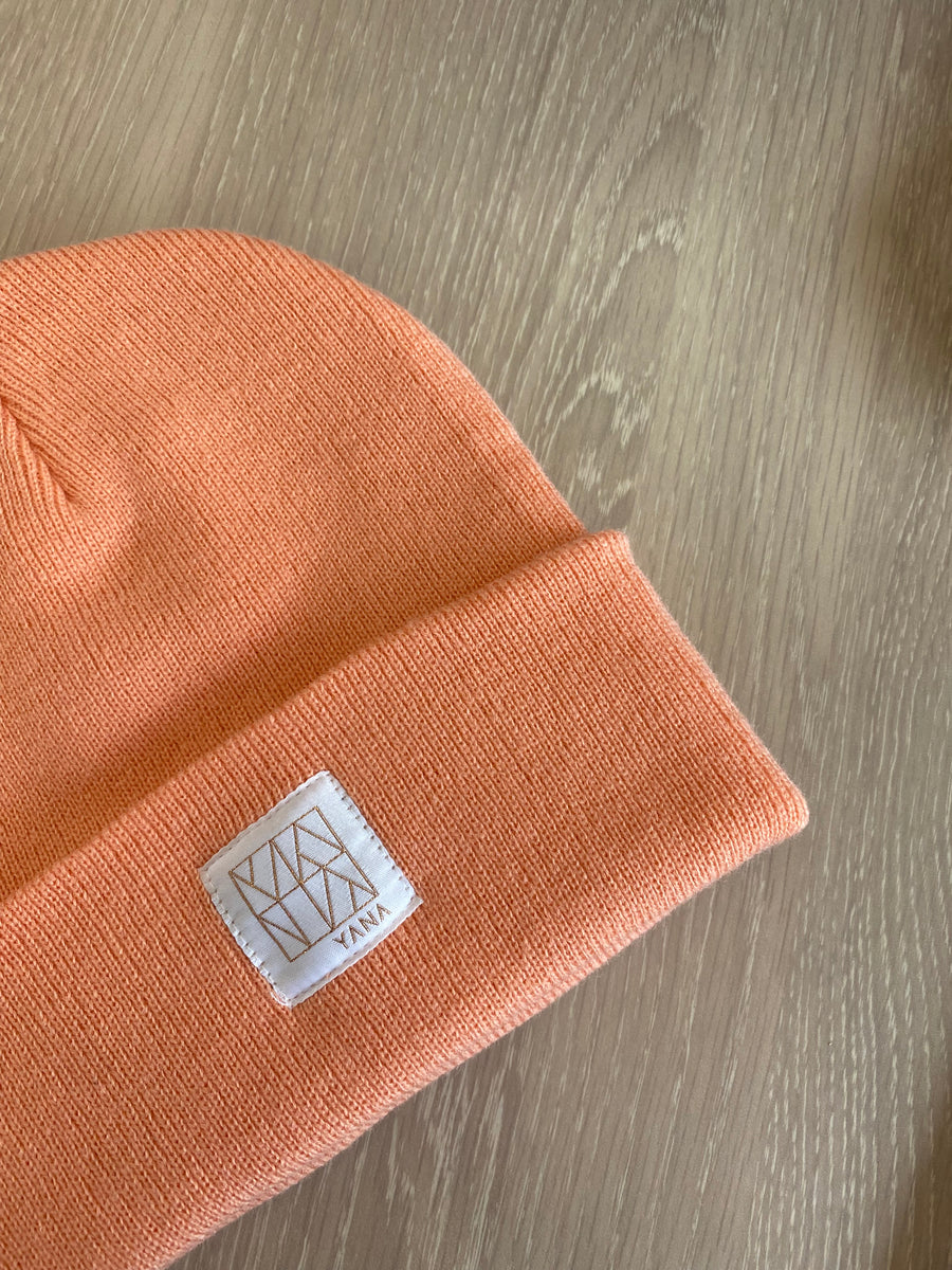 4.0 Peach Beanie